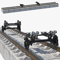 Hi Rail Gear Road Rail Undercarriage on Track