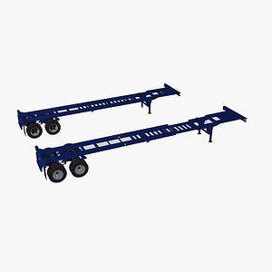 Shipping Container Trailer for 40 and 45 Foot Containers