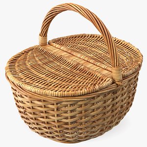 Handcrafted Wicker Picnic Basket