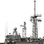 uss oliver hazard perry 3d model