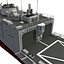 uss oliver hazard perry 3d model