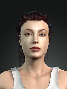 3D character design angelina jolie