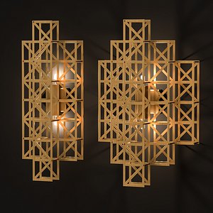 pontes lamps light 3D model