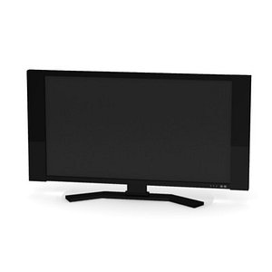 wide screen tv 3d model