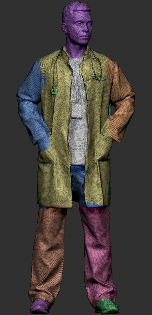 Scanned Young Man Uniform 3D - TurboSquid 1621381