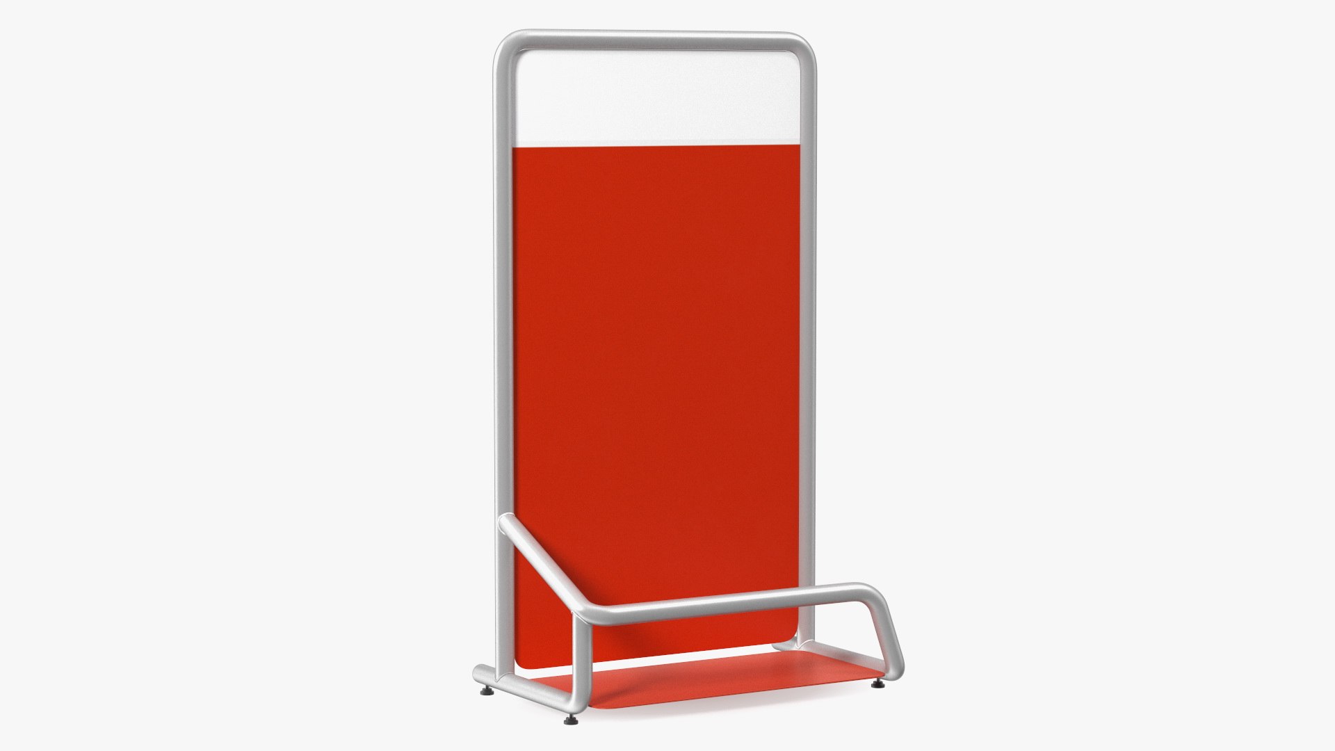 Luggage Airport Unit New Red 3D model preview