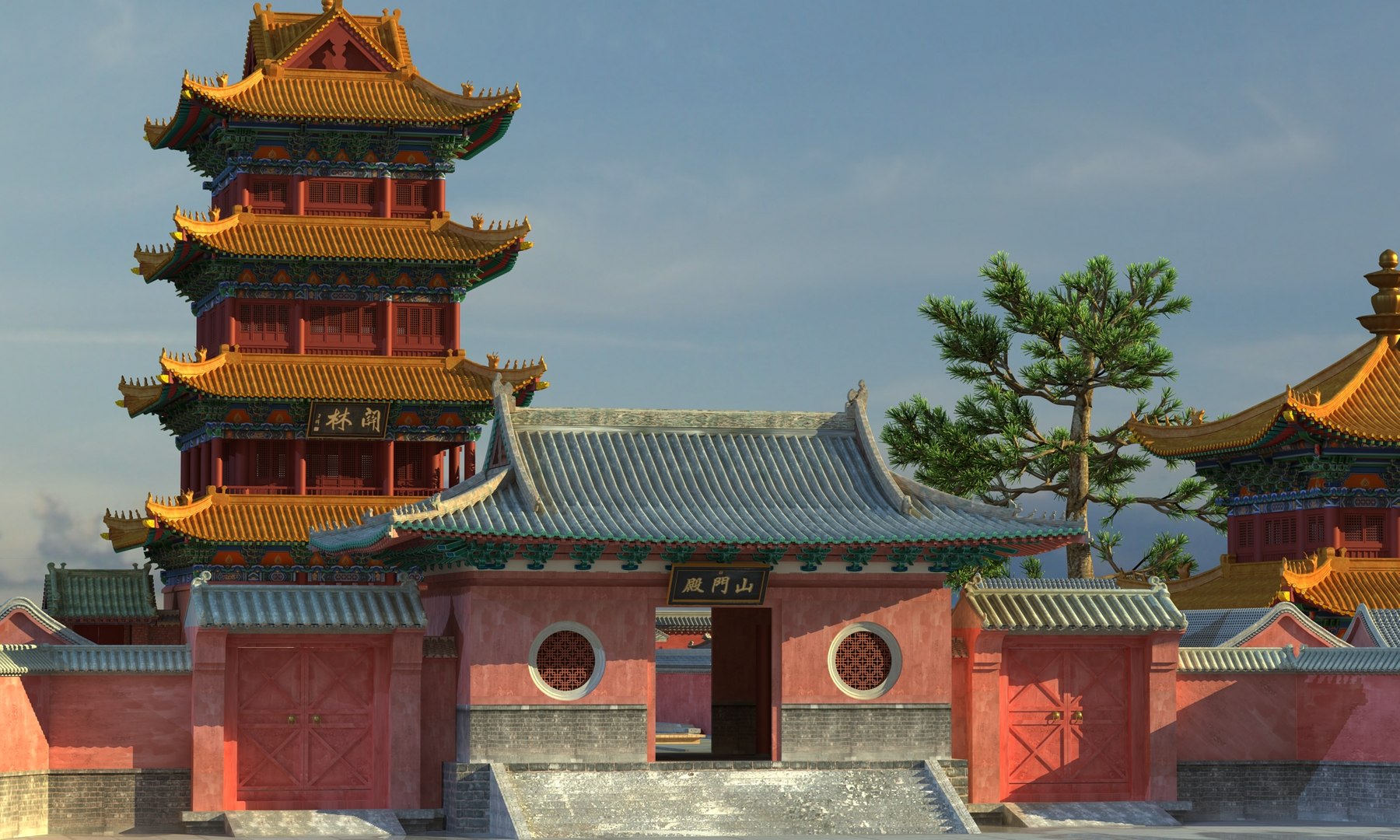 3D ancient china palace - TurboSquid 1311734