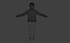 Cartoon woman 3D character  casual sporty outfit