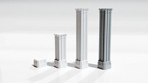 gothic pillar 3D