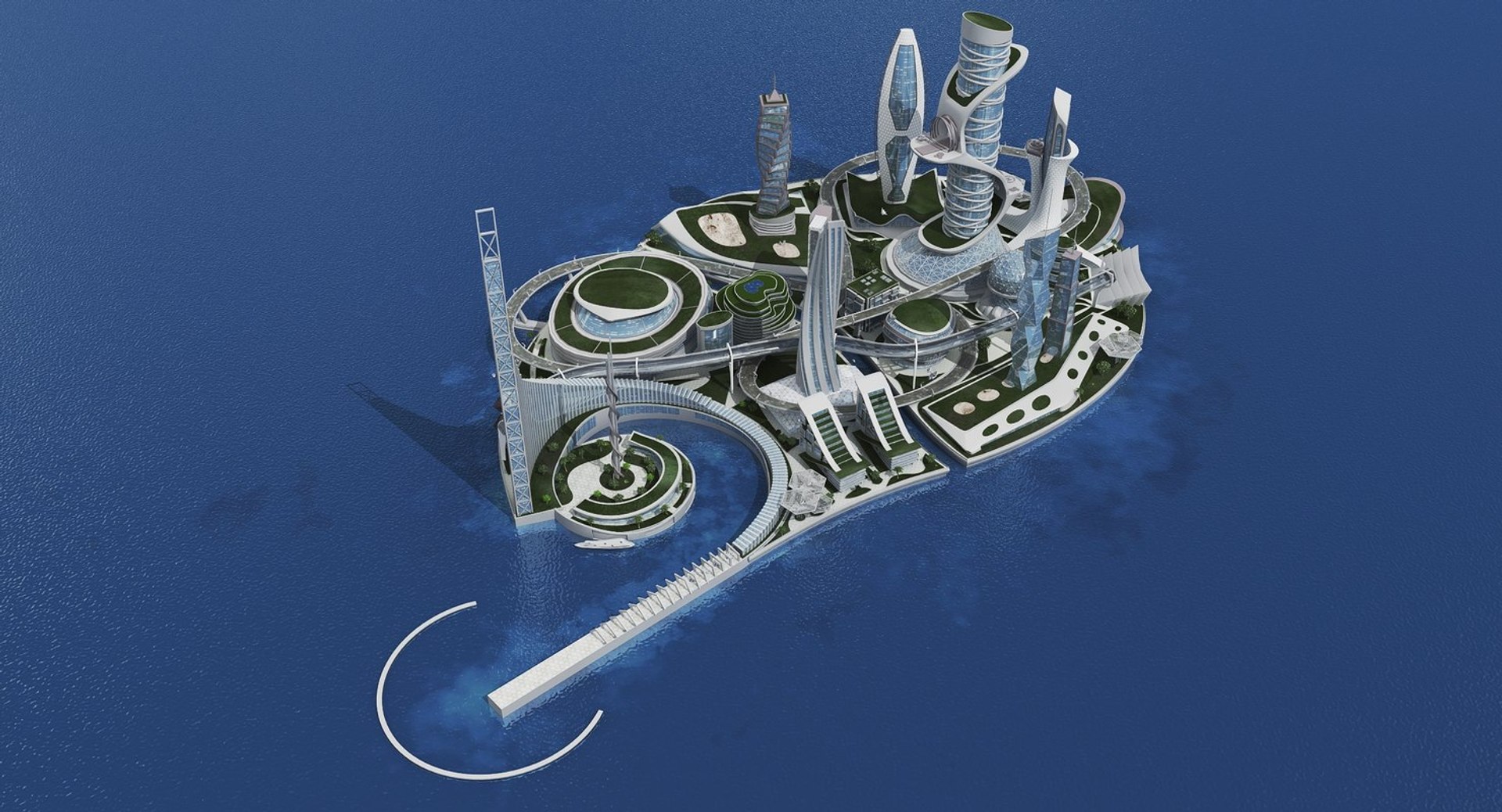 3D model future city 1 2 - TurboSquid 1397726