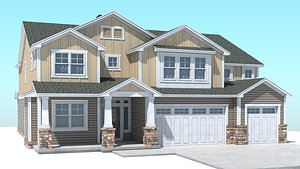 Classic American House 005