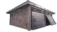 Garage Low-Poly 4k tex