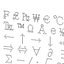 symbols4 MS PMincho font CG CAD data