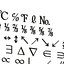 symbols4 MS PMincho font CG CAD data