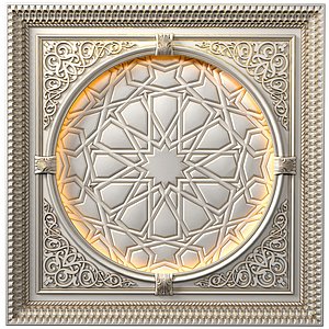 3D Arabic Oriental Classic Ceiling 3D model model
