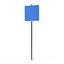 Blue Road Sign