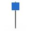 Blue Road Sign