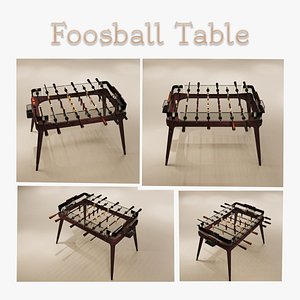 3D model Foosball table