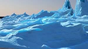 3D Iceberg Collection Arctic Environment