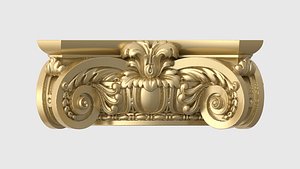 3D model capital ionic order