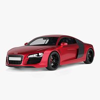 Audi R8 V8 FSI Sports Car Clean Topology