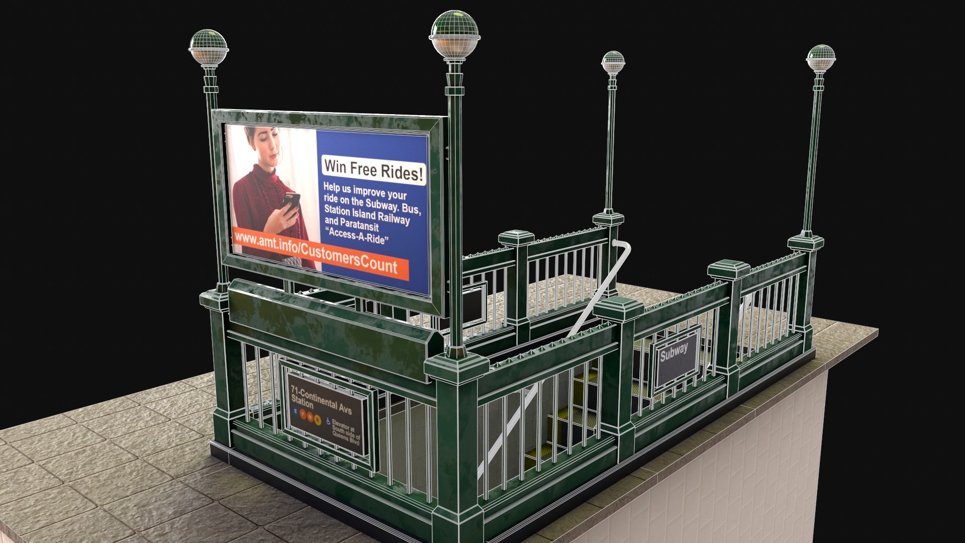 Subway Entrance - Street Props PBR 3D model https://p.turbosquid.com/ts-thumb/k0/qJNMpc/4l/1007/jpg/1671275318/1920x1080/fit_q87/267621301b3429a76f56433477065a8406ce3403/1007.jpg