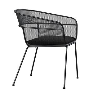 3D scoop outdoor chair