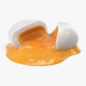 Jammy Egg with Spilling Yolk