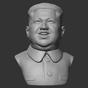 Kim Jong-un 3D print model 3D model