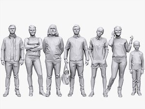 Lowpoly People Casual Pack Volume 15