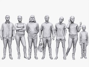Lowpoly People Casual Pack Volume 15