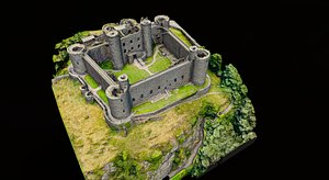 Harlech Castle 3D model