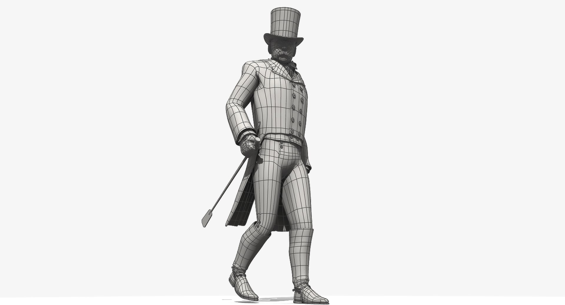 Regency Man Rigged 3D Model - TurboSquid 1327912