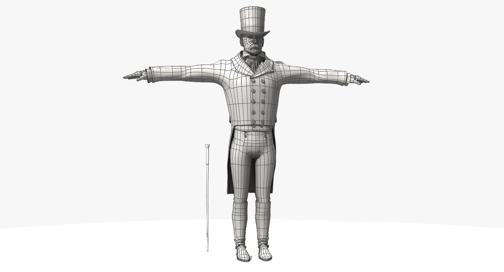 Regency Man Rigged 3D Model - TurboSquid 1327912