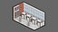 3D model low poly interior 13 Office