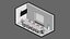 3D model low poly interior 13 Office