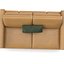 Modern Leather Loveseat Sofa with Accent Pillow