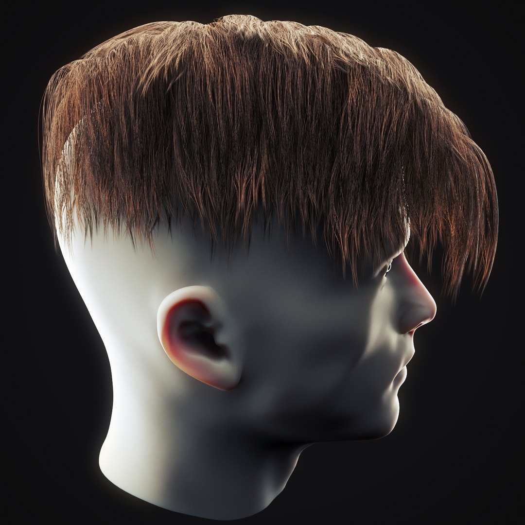 Undercut Hairstyle 2 3d Model Turbosquid 1493496 6933