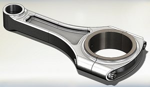 engine connecting rod 3d 3ds