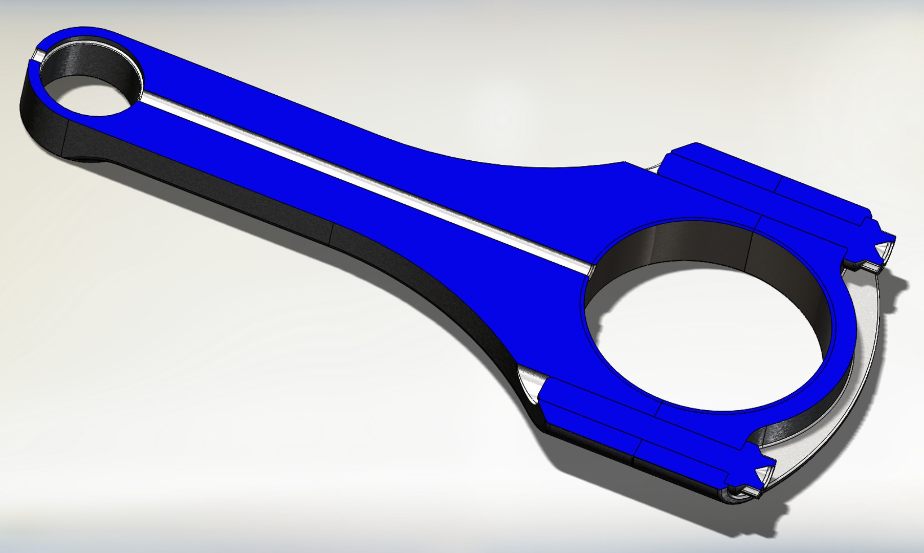 Engine Connecting Rod 3d 3ds