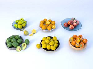 3D Fruit tray 3D model model