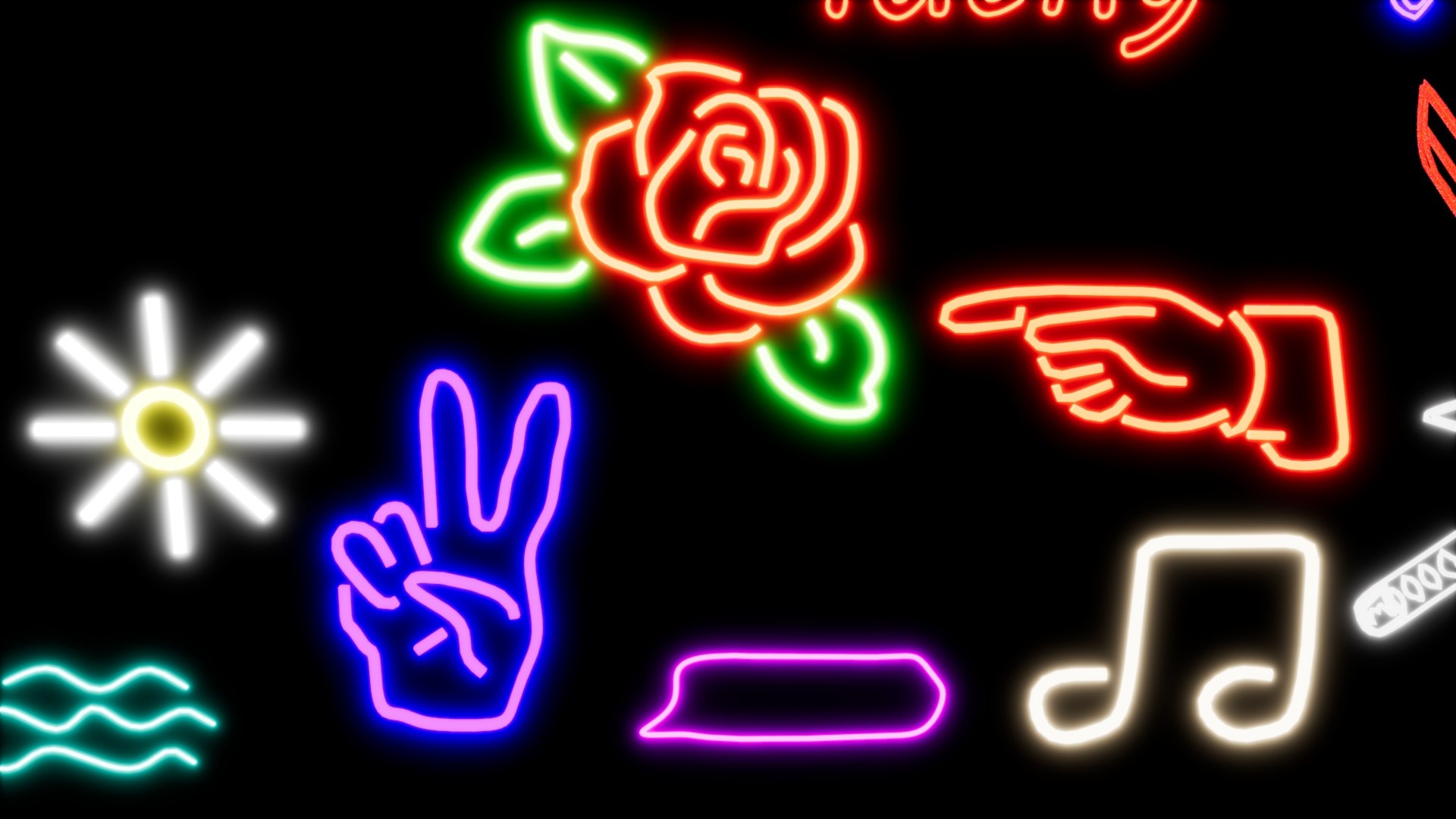 Neon Sign Pack 3D Model - TurboSquid 2198693
