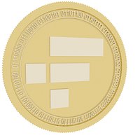 FTX Token gold coin