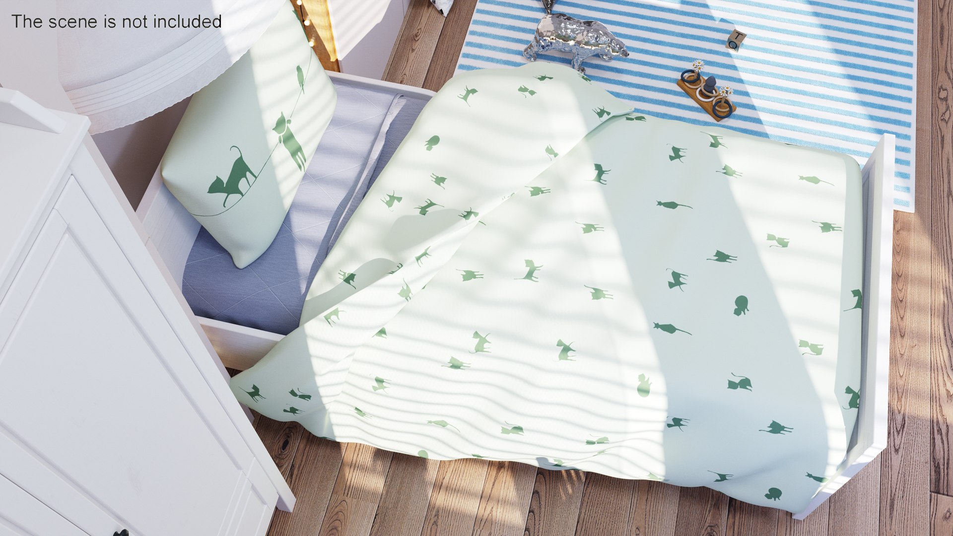 Blanket and Pillow for Children IKEA BARNDROM Cat Pattern Green model https://p.turbosquid.com/ts-thumb/k1/IXpZuf/7i/blanketandpillowforchildrenikeabarndromcatpatterngreen3dmodel003/jpg/1696965754/1920x1080/fit_q87/cb5fe107baf2af585876d7a50f322ff7a2efea17/blanketandpillowforchildrenikeabarndromcatpatterngreen3dmodel003.jpg
