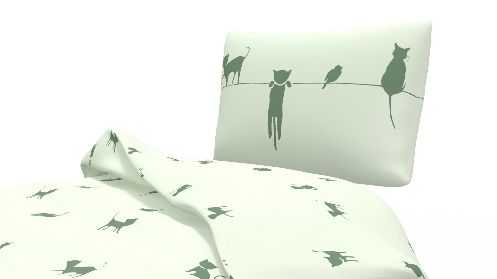 Blanket and Pillow for Children IKEA BARNDROM Cat Pattern Green model https://p.turbosquid.com/ts-thumb/k1/IXpZuf/aB/blanketandpillowforchildrenikeabarndromcatpatterngreen3dmodel010/jpg/1696965786/1920x1080/fit_q87/7519d3fc7d6ccf57b0756b691b2f0cc8d8b9d714/blanketandpillowforchildrenikeabarndromcatpatterngreen3dmodel010.jpg