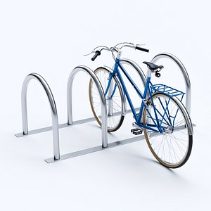 Bicycle Parking Rack 3D model