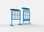 Information stand 3D model