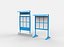 Information stand 3D model