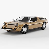 Maserati Bora Rigged