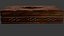 Traditional Carved Wooden Tissue Box Scan